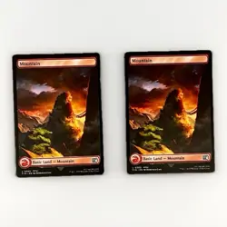 MTG Mountain Land Lot x8 Basic Lands Alternate Art Red Mana Base - Image 3