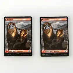 MTG Mountain Land Lot x8 Basic Lands Alternate Art Red Mana Base - Image 4