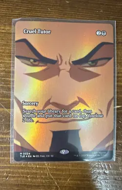 Cruel Tutor (Borderless) Avatar: The Last Airbender: Eternal-Legal Foil - Image 1