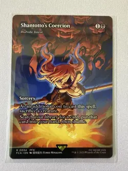 Shantotto's Coercion - Diabolic Intent (Showcase) #34 NM Final Fantasy Magic MTG - Image 1
