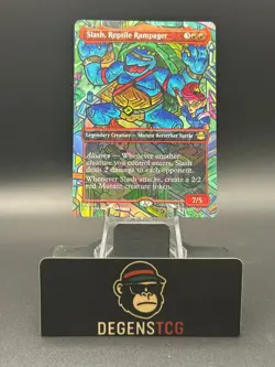 Slash, Reptile Rampager - Borderless R MTG Teenage Mutant Ninja Turtles M/NM, - Image 1