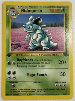 Pokemon TCG | Nidoqueen 23/64 | Jungle 1st Edition | VLP - Image 1