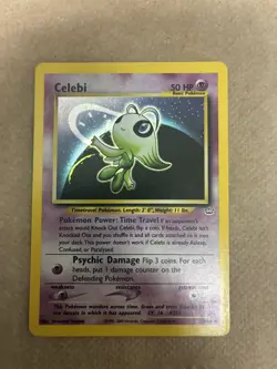 Celebi 23437 Holo R Neo Revelation PokemonWOTC 2001 EN LP - Image 1