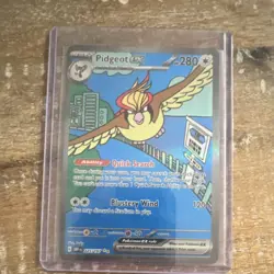 Pokemon TCG Pidgeot ex 225/197 Full Art Holo Obsidian Flames English 280HP - Image 1