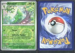 METAPOD 011/165 C 151 POKEMON REVERSE HOLO NM/M - Image 1