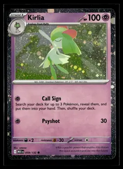 Kirlia 059/132 Mega Evolution Common Fall 2025 Collectors Chest Cosmo Promo - Image 1