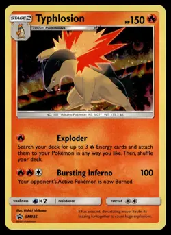 Typhlosion SM185 SM Black Star Promos Promo Pokemon - Image 1