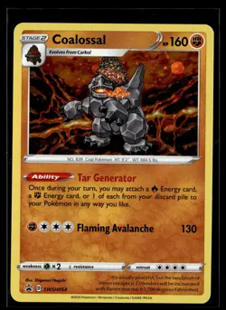 Coalossal SWSH054 SWSH Black Star Promo Pokemon - Image 1