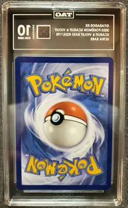 2023 Pokemon Svi EN-Scarlet & Violet Gyarados #225 EX Ultra Rare TAG 10 Gem Mint - Image 4