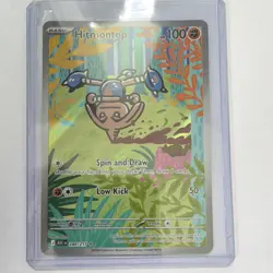 Pokemon Hitmontop Full Art Holo Basic 240/217 100 HP 50 Attack English - Image 1