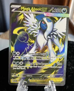 Mega Absol ex 161/132 Me01: Mega Evolution Holo Pokemon Ultra Rare NM - Image 2