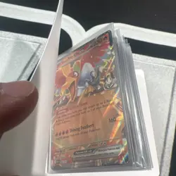 HUGE Pokemon Mega Charizard Mini Binder FULL of Cards!! Huge Value!!$$ 60 cards - Image 2