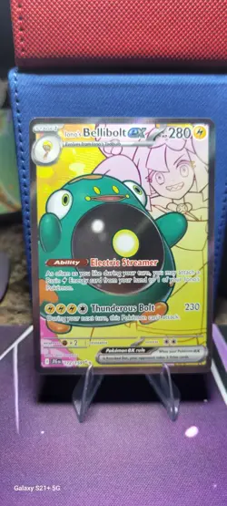 Bellibolt EX Pokemon tcg card JTG Journey Together Illustration UR SIR IR #172 - Image 1