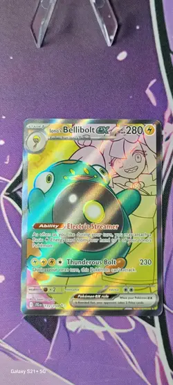 Bellibolt EX Pokemon tcg card JTG Journey Together Illustration UR SIR IR #172 - Image 3