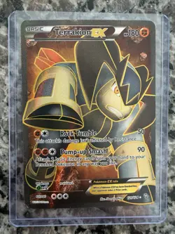 Terrakion EX (121 Full Art) 121/124 Dragons Exalted Holo Pokemon Card - Image 1