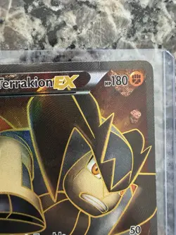 Terrakion EX (121 Full Art) 121/124 Dragons Exalted Holo Pokemon Card - Image 3