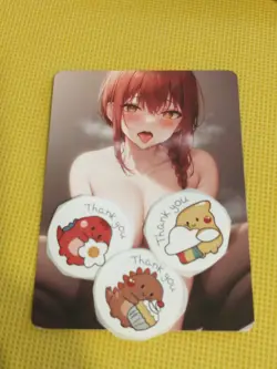 Chainsaw Makima custom Beauty Goddess Story Anime Girl Holo waifu Card - Image 1