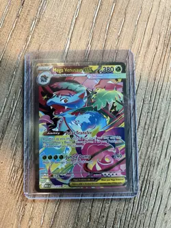 Pokemon TCG Holo Card Lot Mega Venusaur EX SIR, Clefairy IR, Jacinthe 3 Cards - Image 1