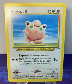 Pokemon Card - Jigglypuff Neo Destiny 44/105 Uncommon - Image 1