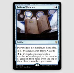 Folio of Fancies - ELD #46 Rare - NM / Mint Throne of Eldraine Single - Image 1