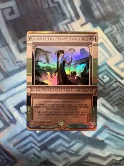 Foil Rhonas the Indomitable NM Unplayed Masterpiece Series Amonkhet Invocations - Image 1