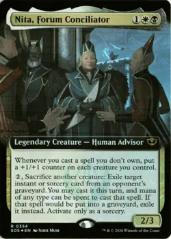Nita, Forum Conciliator (Extended Art) FOIL 354 SOS Secrets of Strixhaven NM - Image 1