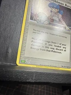 Pokemon Nurse 023/034 Trading Card Game Classic Holo - Image 5