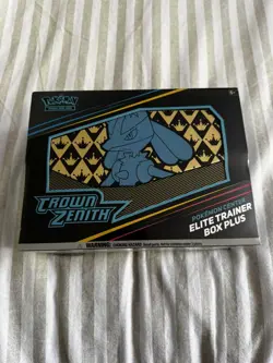 Crown Zenith Pokemon Center Elite Trainer Box ETB - Factory Sealed Slight Tear - Image 1