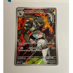 The Pokemon Company Pokemon TCG Team Rocket's Houndoom 191/182 IR Holo English - Image 1