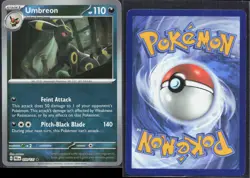 UMBREON (POKE BALL PATTERN) 059/131 HOLO R PRISMATIC EVOLUTIONS POKEMON NM/M - Image 1