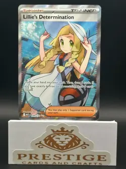 Pokemon Lillie's Determination 169/132 Me01: Mega Evolution Holo NM - Image 1