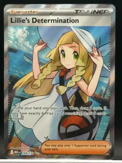 Pokemon Lillie's Determination 169/132 Me01: Mega Evolution Holo NM - Image 2