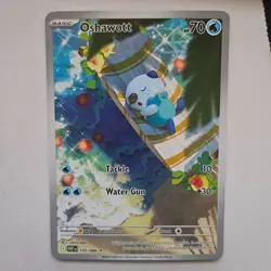 2025 Pokemon White Flare Illustration Rare #105/086 Oshawott - Image 1