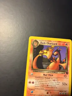 Dark Charizard 21/82 Team Rocket Unlimited Rare Pokemon TCG - Image 3