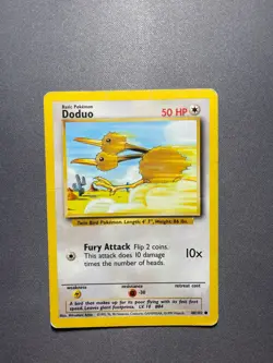 Pokemon TCG Doduo Base 48/102 Regular 1999-2000 Wizards Base Set - Image 1