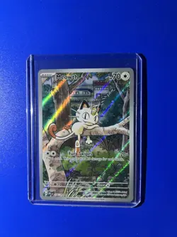 Meowth 106/094 Phantasmal Flames Pokemon NM - Image 1
