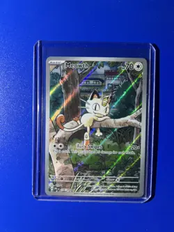 Meowth 106/094 Phantasmal Flames Pokemon NM - Image 5