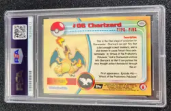 PSA 5 EX 1999 FOIL CHARIZARD POKEMON T.V. #6 G5854 - Image 3