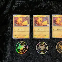 Pikachu 051 /162 Stamped 2026 Pokemon Day 30th Anniversary Promo TCG W/Coin X5! - Image 4