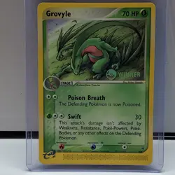 Grovyle 004 e-League Winner 004 Nintendo Regular Black Star Promo Pokemon - Image 1