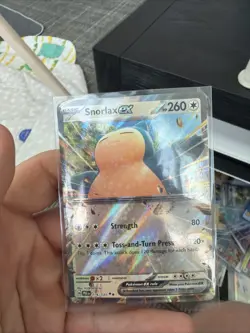 SNORLAX EX 076/131 DOUBLE RARE SV: PRISMATIC EVOLUTIONS POKEMON NEAR MINT - Image 1