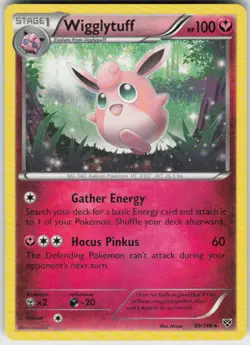 WIGGLYTUFF 89/146 XY POKEMON RARE LP - Image 1