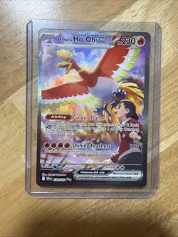 Ethan’s Ho-Oh ex 230/182 Pokemon Destined Rivals Special Illustration Rare NM - Image 1