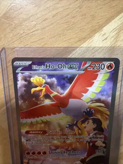 Ethan’s Ho-Oh ex 230/182 Pokemon Destined Rivals Special Illustration Rare NM - Image 5