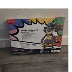 Pokemon TCG Ascended Heroes Mega Lucario ex Premium Poster Collection Promo Box - Image 1