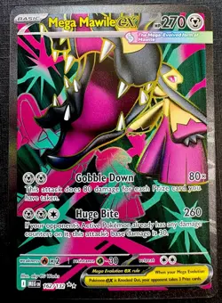 Mega Mawile Ex 162/132 - Full Art ULTRA RARE - Mega Evolution - Pokemon - Image 1