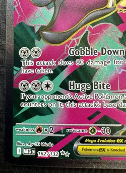Mega Mawile Ex 162/132 - Full Art ULTRA RARE - Mega Evolution - Pokemon - Image 4