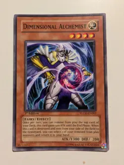 Yugioh! LP Dimensional Alchemist - SDDE-EN002 - Common - 1st Edition Lightly Pla - Image 1