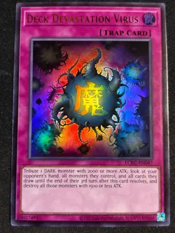 Deck Devastation Virus - Ultra Rare - LCKC-EN047 - NM - Unlimited - Image 1