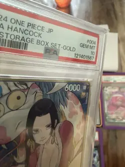 PSA 10 Boa Hancock ST17-004 SR PB Storage Set Gold ONE PIECE Card Japanese 2024 - Image 3